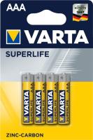 Батарейки VARTA LONGLIFE  AAA блистер р 4  0410310